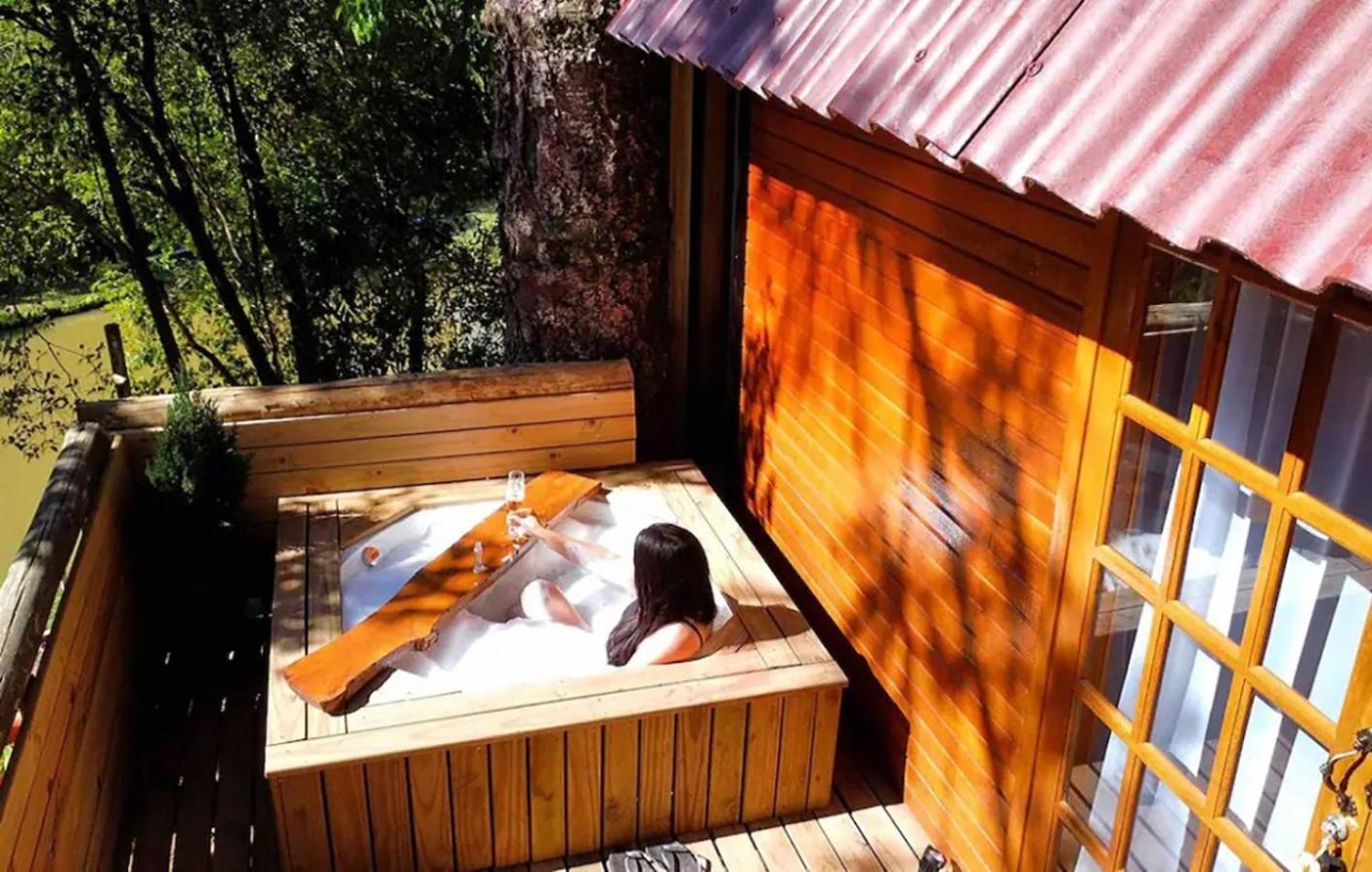 Casa Na Arvore Com Hidro, Piscina, Trilha, Cavalo Бенту-Гонсалвіс Екстер'єр фото